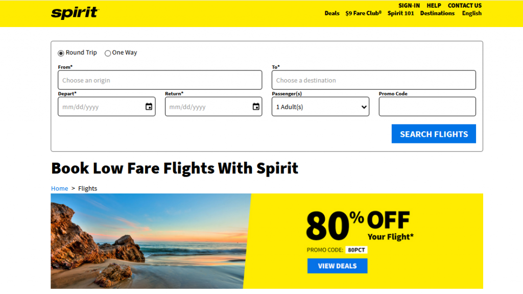 Save Big on Spirit Airlines Low Fare Calendar ! Travel Guide