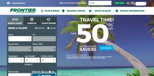 Frontier Airlines official site