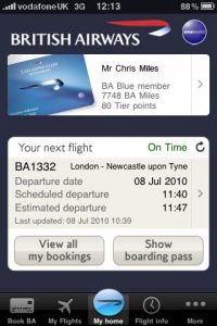 British Airways Mobile App