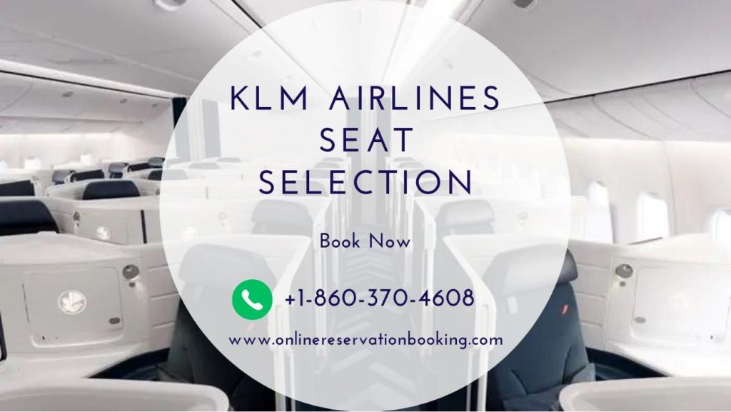 KLM Airlines Seat Selection 